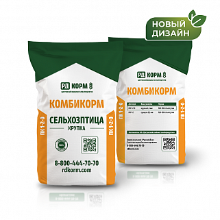 Комбикорм стандарт класса для птиц крупка ПК1-2-0